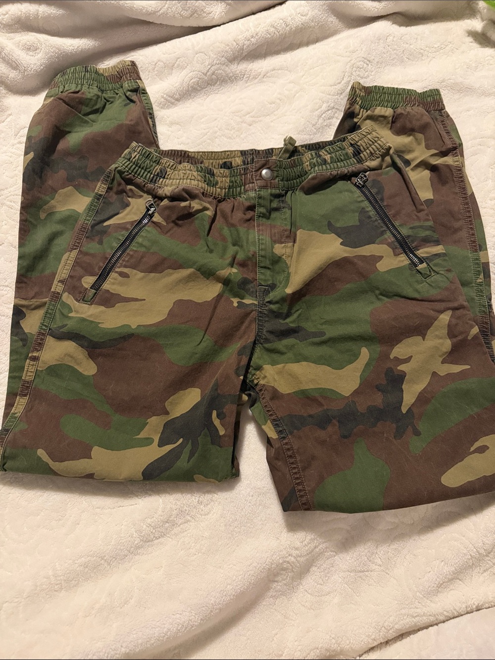 Polo Ralph Lauren Boys Camo Joggers Size L 14-16